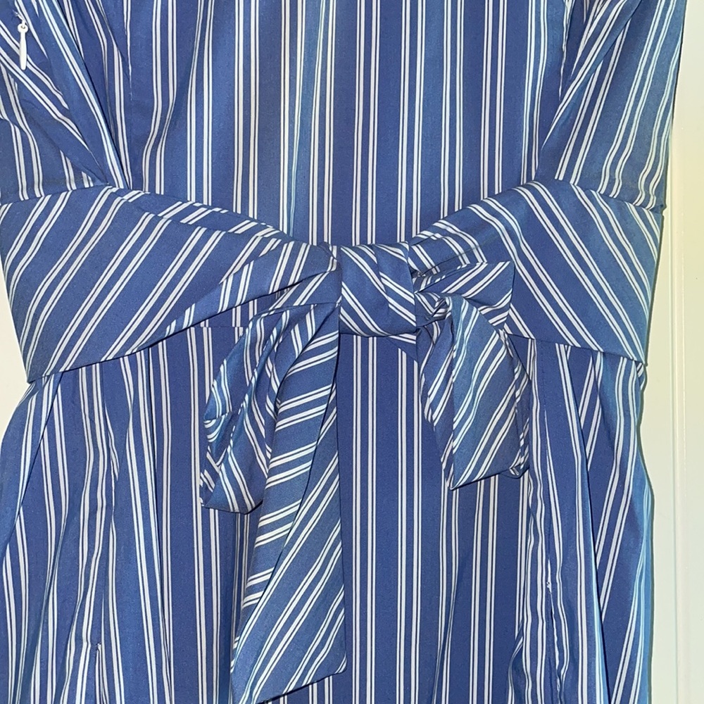 BCBGMAXAZRIA sleeveless striped dress size 6 NWOT - Picture 3 of 6